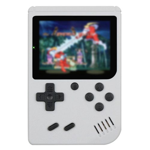 400/500/800 En 1 Console De Jeu Portable Classique Rétro 3 Pouces Écran Machine De Jeu 400 En 1,Blanc