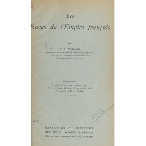 Les Races De L'empire Français