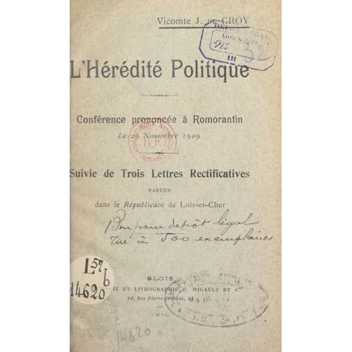 L'hérédité Politique