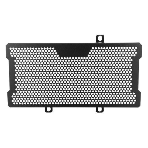 Alliage D'aluminium Noir Réservoir D'eau Radiateur Grille De Garde Protecteur De Couvercle Convient Pour Kawasaki Er6n
