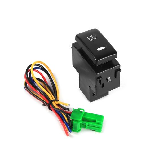 Interrupteur De Phares Antibrouillard De Voiture 12v Interrupteur De Feux De Jour Pour Nissan Qashqai Juke Tiida Almera Nouveau