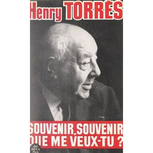 Souvenir, Souvenir, Que Me Veux-Tu ?