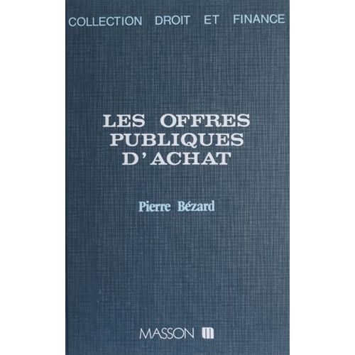 Les Offres Publiques D'achat