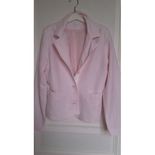Veste Femme Cintrée Rose Clair &#34camaïeu&#34 Taille 36 Idée Cadeau