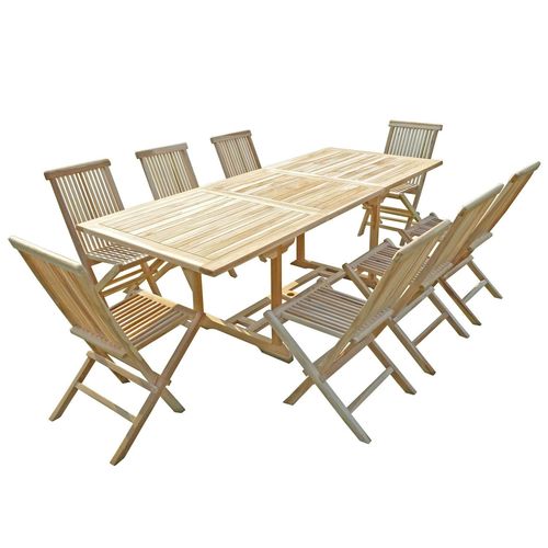 Ensemble Salon De Jardin En Teck Amara 8 Chaises