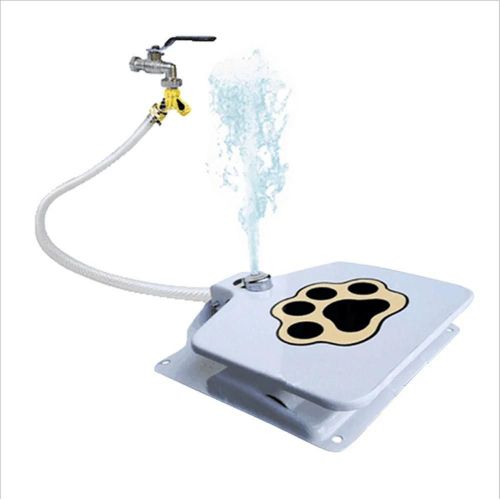 Fontaine D'eau Pour Chien De Compagnie Marche Sur La Patte Pédale Distributeur D'eau Potable Activé Fournissant Un Flux Constant Nouveau