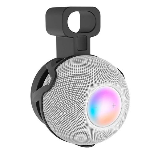 Home Pod Mini Support de Haut-parleur Économisant de l'espace Support de sortie de haut-parleur intelligent pour la maison Noir