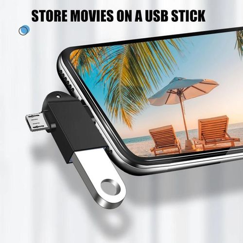 Adaptateur OTG 2-en-1 Micro USB Type C vers USB 3.0 Type-C Adaptateur USB C OTG Convertisseur