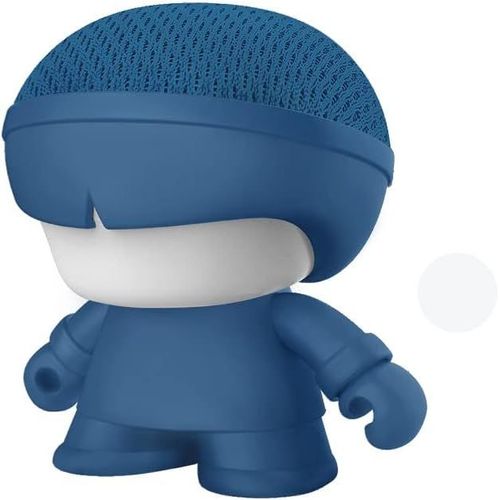Checarzhn--No1-Mini Enceinte Bluetooth Portable Mini Xboy-Mini Enceinte Portable Lumineuse Led-Son Puissant 360°Télécommande Selfie Intégrée (Bleu)