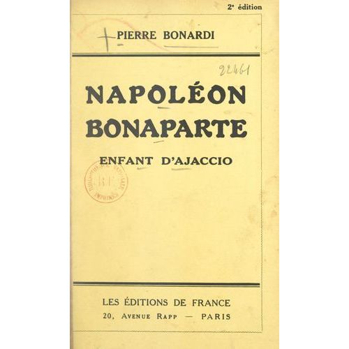 Napoléon Bonaparte, Enfant D'ajaccio