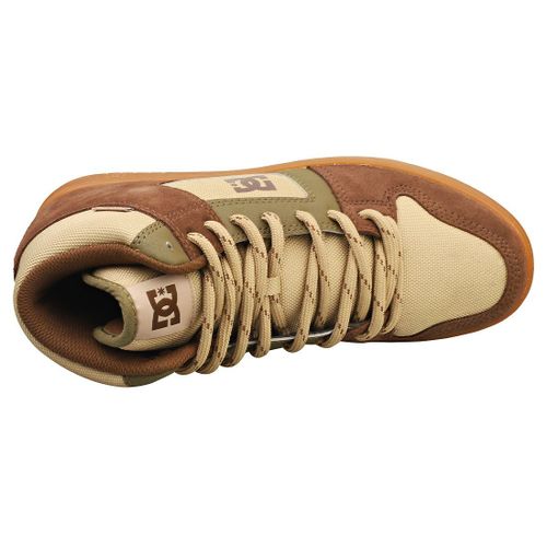 Chaussures Dc Shoes Manteca 4 Hi Wr - Baskets De Skate En Cuir Et Tissu, Chocolat Militaire Foncé - 40 1/2