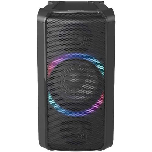 Checarzhn--No1-Sc-Tmax5 Enceinte De Fête Avec Bluetooth Chargement Sans Fil,Effets D'Éclairage,Alimentation Externe,150 W Noir