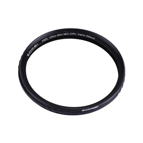 Zomei Abs Hd Verre Optique Cpl Slim Multi-Coated Polariseur Circulaire Filtre Lentille Polarisante 58mm