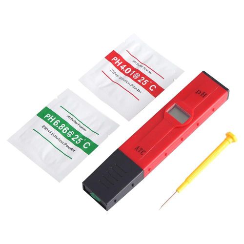 Stylo Portable Type Lcd Numérique Ph Mètre Hydroponique Aquarium Moniteur De Pureté De L'eau Testeur