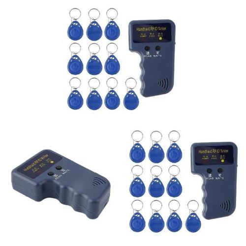 Graveur/Copieur/Lecteur/Duplicateur Rfid Portable 125khz Avec 10 Étiquettes D'identification