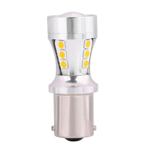 Paire De 1156 Ba15s P21w S25 3030 Smd 18led Voiture Frein Marche Arrière Lumière Arrière Ampoule Jaune Lumière