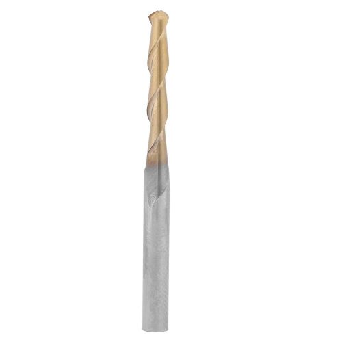 1pc titane revêtu de titane à bec sphérique milliling cutter 3.175mm (1/8in) tige cutting bit (2.5 * 17mm)