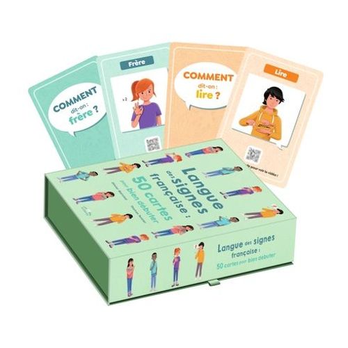 Langue Des Signes Française : 50 Cartes Pour Bien Débuter