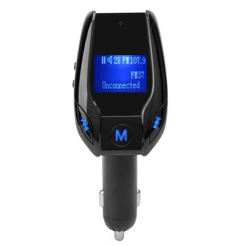 1.44 In LCD Car Bluetooth Music Player FM37 Émetteur 5V/2.1A Double USB Charging Adapter
