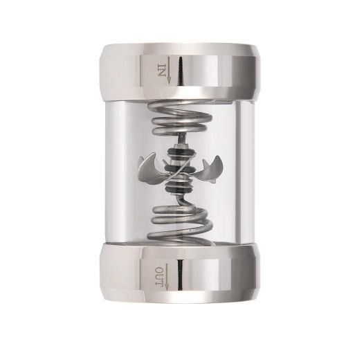 G1/4 Ordinateur fileté Système de refroidissement par eau Indicateur de débitmètre Remplacement en métal