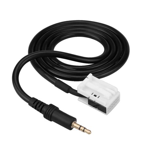 3.5mm Aux Entrée Audio Radio Lecteur Mp3 Câble Adaptateur D'entrée De Téléphone Portable Pour Peugeot 307/408