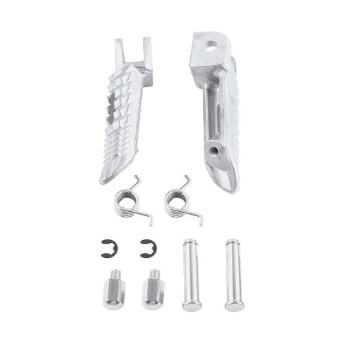 Repose-Pieds Avant Repose-Pieds Pour Suzuki Gsxr600 Gsxr750 Gsxr1000 Argent