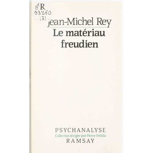 Le Matériau Freudien