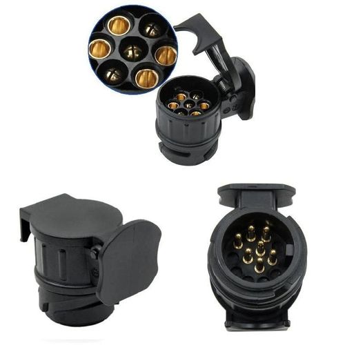 Adaptateur Remorque Électrique 13 À 7 Broches Convertisseur Prise Étanche Pour Remorque Attelage De Remorque