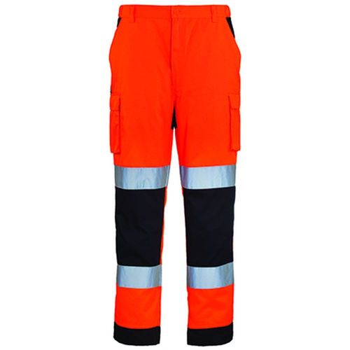 Pantalon de travail haute visibilité Coverguard Patrol Orange / Bleu S