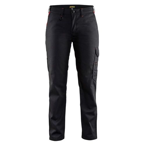 Pantalon de travail femme Blaklader Industrie Noir / Rouge 48