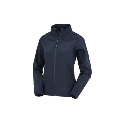 Veste softshell ecoresponsable en polyester recyclé FEMME Result Bleu Marine M