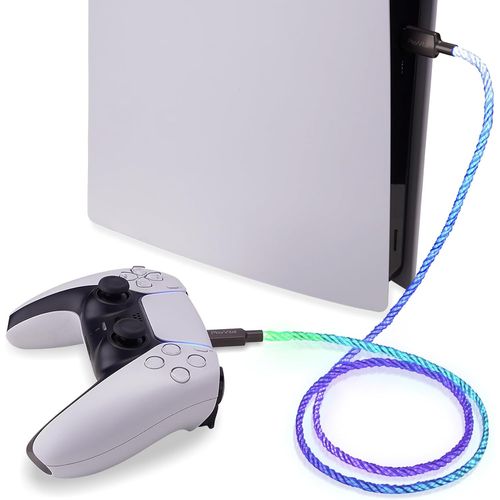 Shiba-Led Câble Pour Ps5 Manatte Chargeur Accessoire Pour Xbox One Elite Series 2 Pour Switch Pro Controller Pour Xbox Core - Usb [9