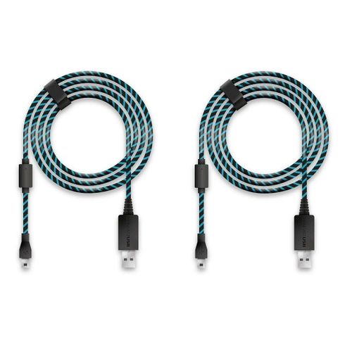 Shiba-® Câble De Charge Pour Manette Ps4 (2x4m, Usb 2.0) - Câble Usb Durable Et Rapide Pour Playstation 4 - Chargeur Officiel Pour[1