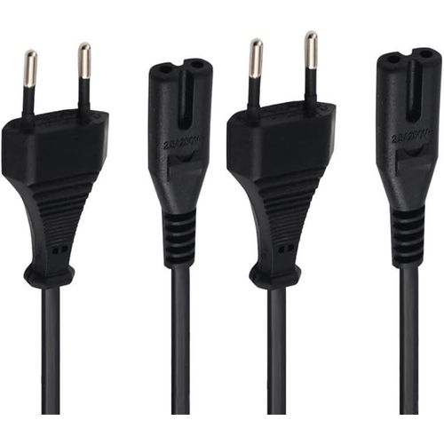 Shiba-2pcs Câble De Charge Pour Cordon D'alimentation Secteur 2 M Compatible Pour Ps5 Ps4 Ps3 Ps2 Xbox One S/X Et Canon Pixma Mg I[1