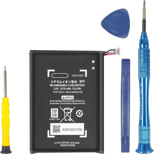 Shiba-Batterie Li-Ion 3570 Mah Pour Console De Jeu Nintendo Switch Lite Hdh-003 Hdh-001, Nouvelle Mise À Niveau Interne 0 Cycle, B[2