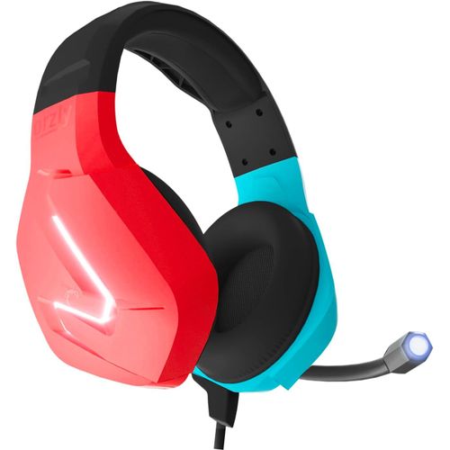 Shiba-Casque De Jeu Avec Microphone Compatible Pour Les Consoles De Jeu Nintendo Switch Oled Joycon Color Match Led Microphone Et [8