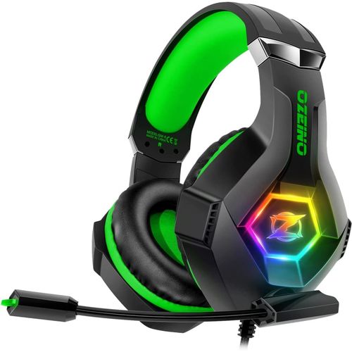 Shiba-Casque Gaming Pour Ps5 Pc Ps4, Casque Gamer Pour Micro Rgb 7 Couleurs Transducteurs 50mm Stéréo Basse Micro Anti-Bruit Régla[8