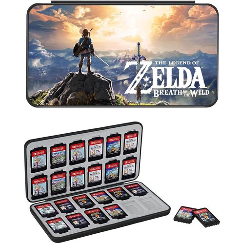 Shiba-Étui Pour Jeux Switch, Boîte De Rangement Pour Cartouches De Jeux Nintendo Switch,Boîtier Housse De Protection Portable Avec[8
