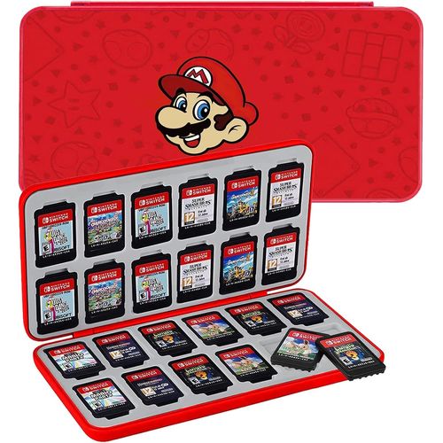 Shiba-Étui Pour Jeux Switch, Boîte De Rangement Pour Cartouches De Jeux Nintendo Switch,Boîtier Housse De Protection Portable Avec[8
