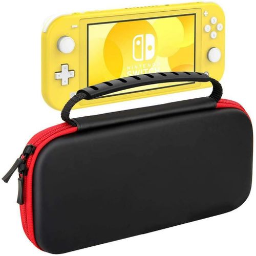 Shiba-Housse De Transport Fine Pour Console Nintendo Switch Lite Avec 8 Rangements De Jeux Noir[638]