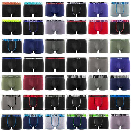 Lot De 12 Boxers Homme En Coton Modèles Aléatoires Pack Surprise