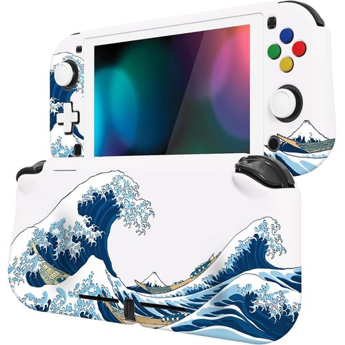 Shiba-Playvital Coque Pour Switch Lite Cover Joycon,Accessoire Protection Pour Nintendo Switch Lite Avec Capuchon Joystick & Prote[1