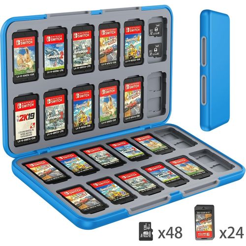 Shiba-Étui Pour Cartes De Jeu Pour Nintendo Switch, Boite De Rangement Jeux Pour Nintendo Switch, Avec 24 Emplacements Pour Cartes[1