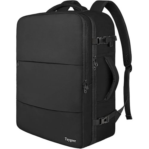 SHIBA-Sac à Dos Voyage Cabine, Bagage Cabine 55x40x20, 46L Grande Capacité, Travel Backpack avec Ordinateur 18 Pouces & Port USB C[1