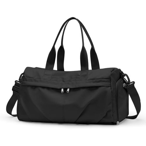 SHIBA-Sac de Sport Femme Homme Léger Sacs de Voyage avec Compartiments Chaussures et Humide Grande Sac de Fitness Weekend Duffel B[1