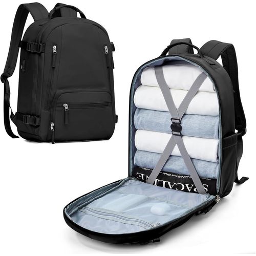 SHIBA-Sac a Dos Voyage Cabine Avion Valise Cabine 45x36x20 Easyjet Bagage Cabine Sac Voyage Cabine Avion Sac de Voyage Sac à Dos E[7