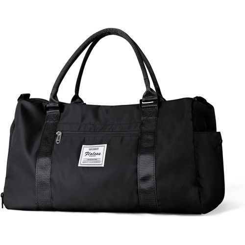 SHIBA-Sac de Sport Femme Homme Sac de Gym avec Compartiment de Chaussures et Poche Humide, Sacs de Voyage Weekend Duffle Bag Cabas[9