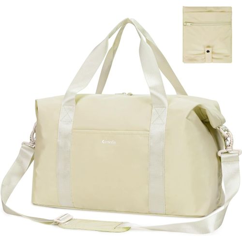 SHIBA-Bagage à main Easyjet - Pliable - 45 x 36 x 20 cm - 30 l - Pour avion - Weekender - Pour homme et femme, beige[1399]