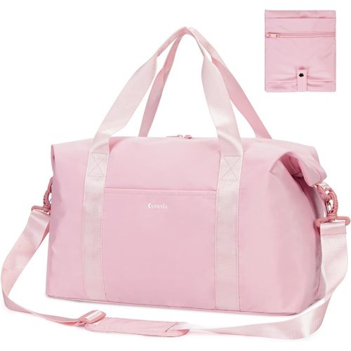 SHIBA-Bagage à main Easyjet - Pliable - 45 x 36 x 20 cm - 30 l - Pour avion - Weekender - Pour homme et femme, Rose[1400]