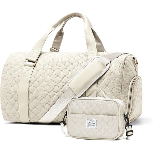 SHIBA-Sac de Sport FemmePetit Sacs de Voyage Homme Weekend Sport à Bandoulière avec Compartiment à Chaussures pour Clinique Campin[5